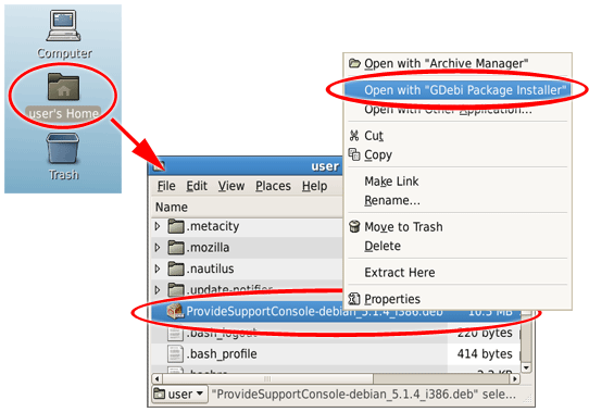 Debian Etch installation